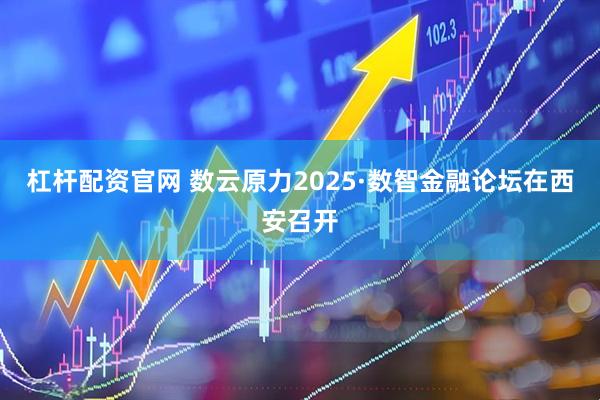 杠杆配资官网 数云原力2025·数智金融论坛在西安召开